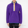 Pullover Sherpa Fleece Jackets Wholesale Custom